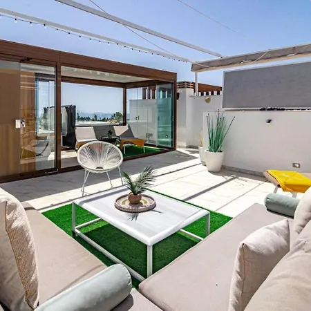 Lms48- Roof Terrace, Jacuzzi & Sauna Apartament Estepona