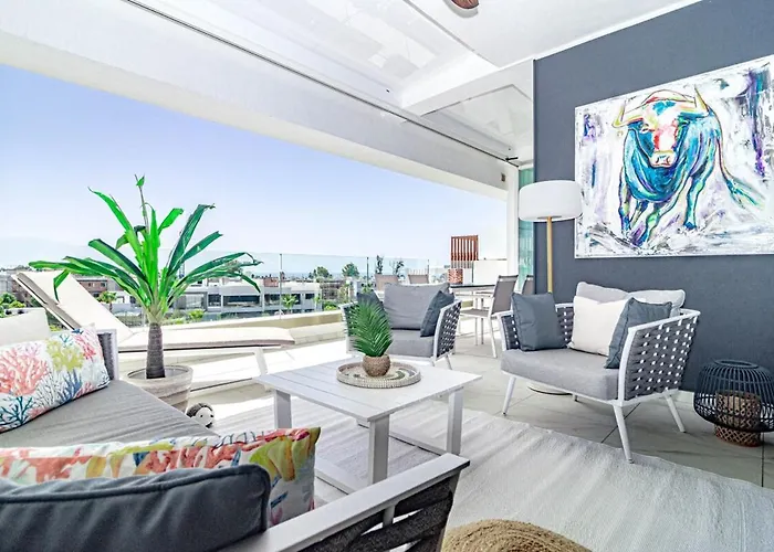 Lms48- Roof Terrace Jacuzzi Sauna * Estepona