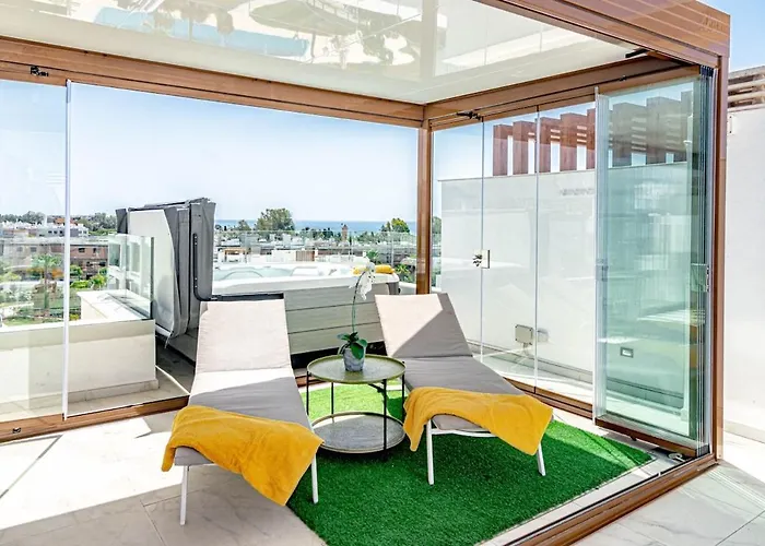 Lms48- Roof Terrace Jacuzzi Sauna * Estepona