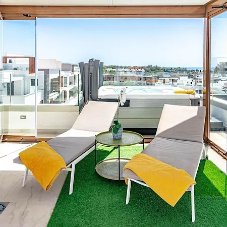 Lms48- Roof Terrace Jacuzzi Sauna 公寓
